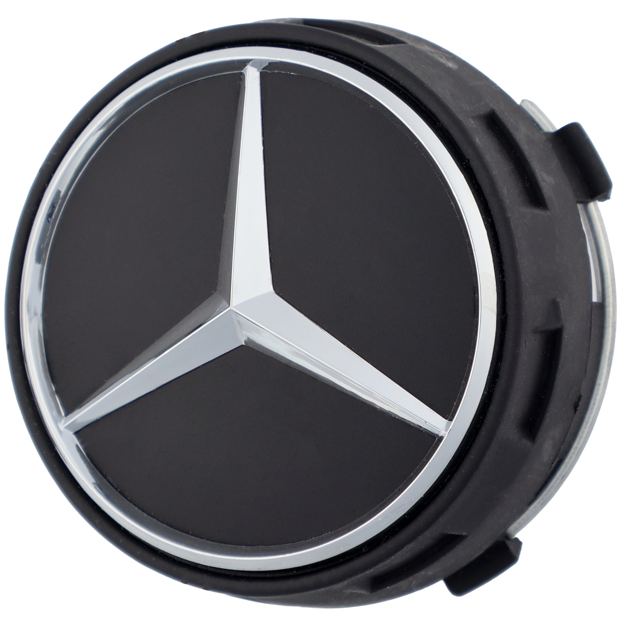 Mercedes Elevated Hub Caps | Matte Black